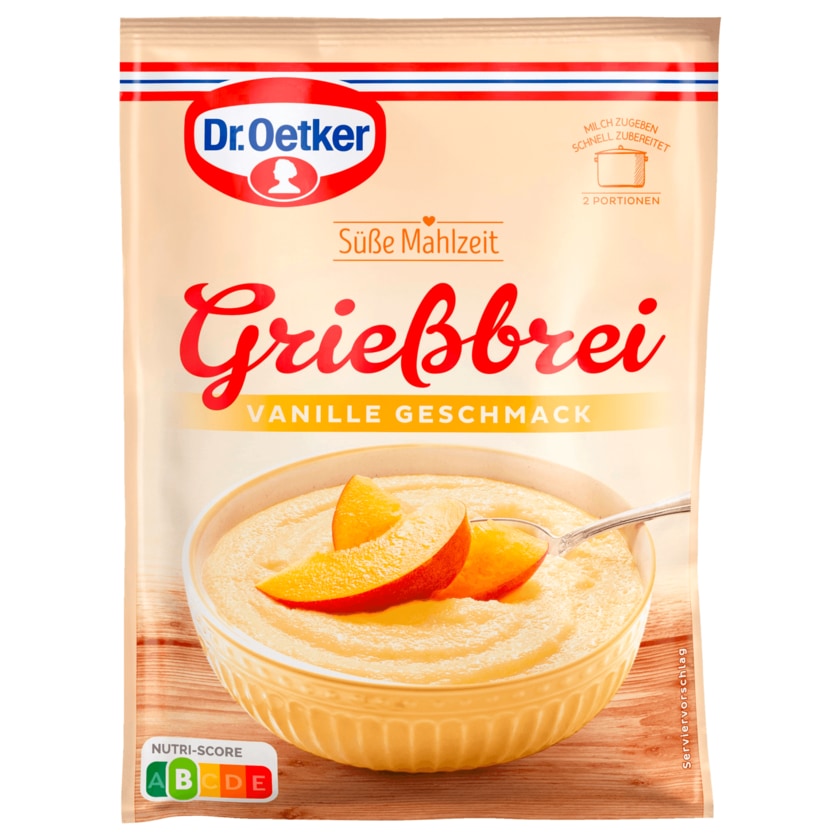 Dr. Oetker Grießbrei Vanille-Geschmack 90g